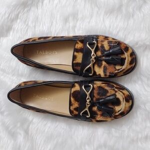 Talbot's Calf Hair Leopard Print      Size 7M